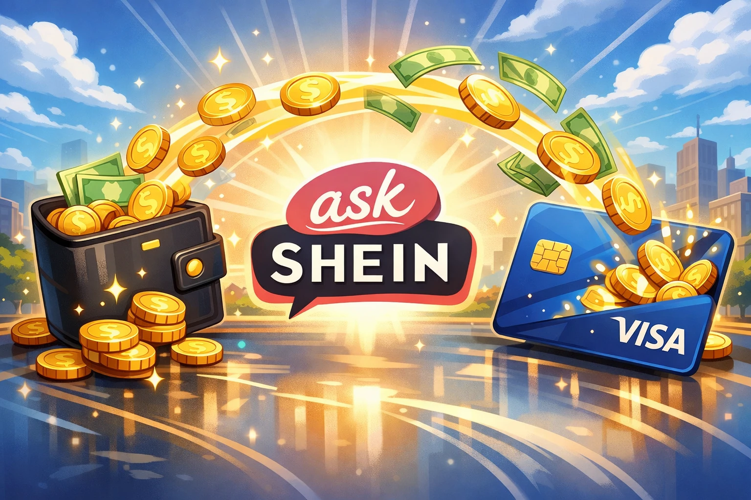 طريقة ارجاع المال من محفظة شي إن إلى الفيزا خطوة بخطوة