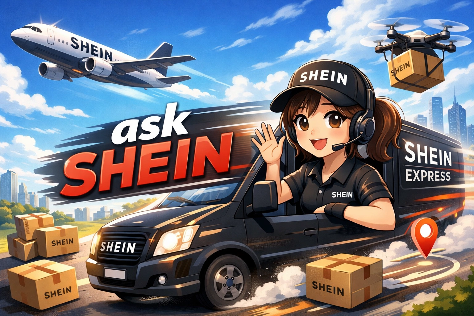 كيفية اختيار الشحن السريع (Express) في شي إن خطوة بخطوة